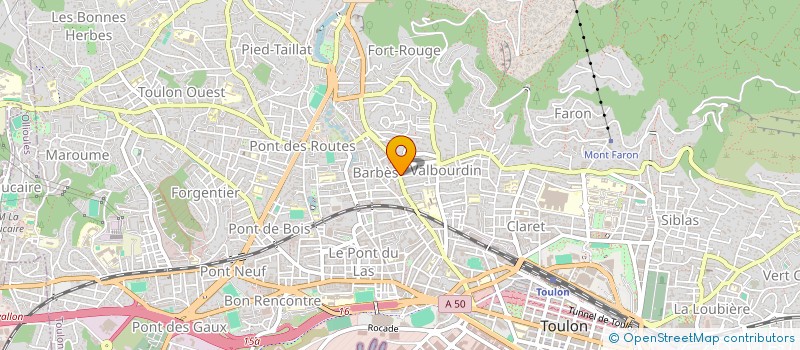 localisation de l'entreprise MONSIEUR DANIEL RUSCIOLELLI à TOULON