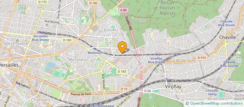 localisation de l'entreprise MONSIEUR DANIEL SAINCRY à VERSAILLES