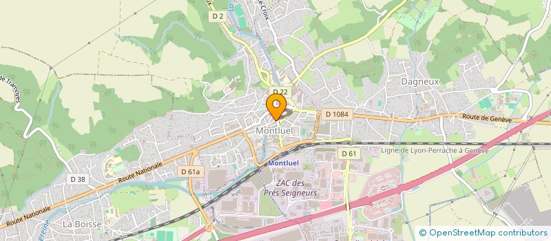 localisation de l'entreprise MONSIEUR DANIEL SAINT-GENIS  MONTLUEL