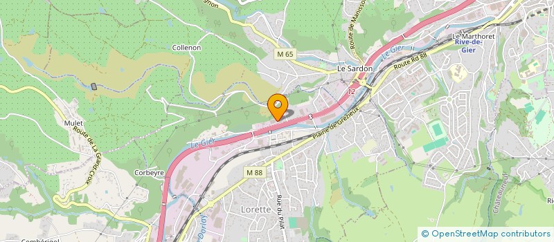 localisation de l'entreprise MONSIEUR DANIEL SAINT ROMAIN  LORETTE