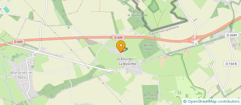 localisation de l'entreprise MONSIEUR DANIEL SALENGRO  WARGNIES-LE-PETIT