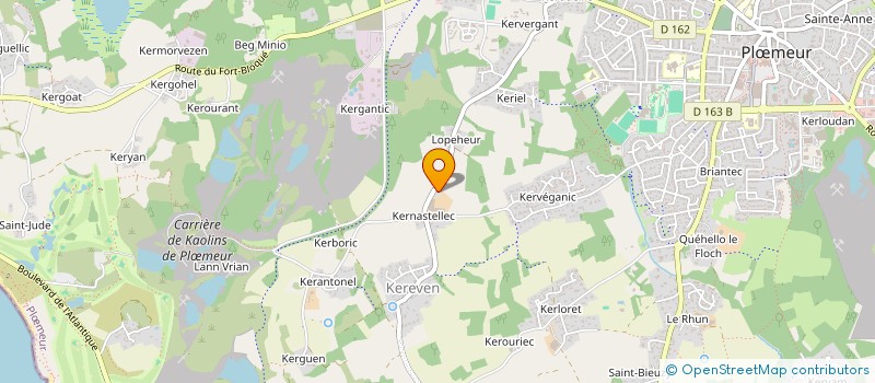 localisation de l'entreprise MONSIEUR DANIEL SALLIC à PLOEMEUR