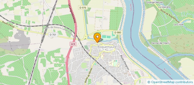 localisation de l'entreprise MONSIEUR DANIEL SALVADOR  ROQUEMAURE