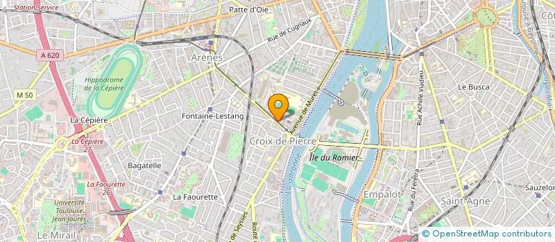 localisation de l'entreprise MONSIEUR DANIEL SALVADOR  TOULOUSE