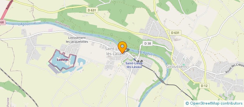 localisation de l'entreprise MONSIEUR DANIEL SALVAN  SAINT-LIEUX-LES-LAVAUR