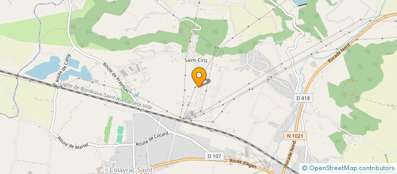 localisation de l'entreprise MONSIEUR DANIEL SAMBEAT  COLAYRAC-SAINT-CIRQ