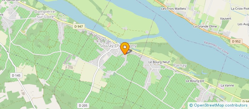 localisation de l'entreprise MONSIEUR DANIEL SAULAIS  SOUZAY-CHAMPIGNY