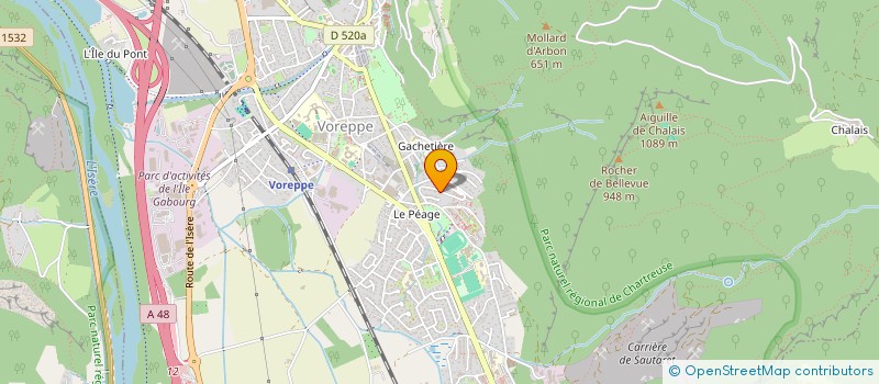 localisation de l'entreprise MONSIEUR DANIEL SAULNIER  VOREPPE