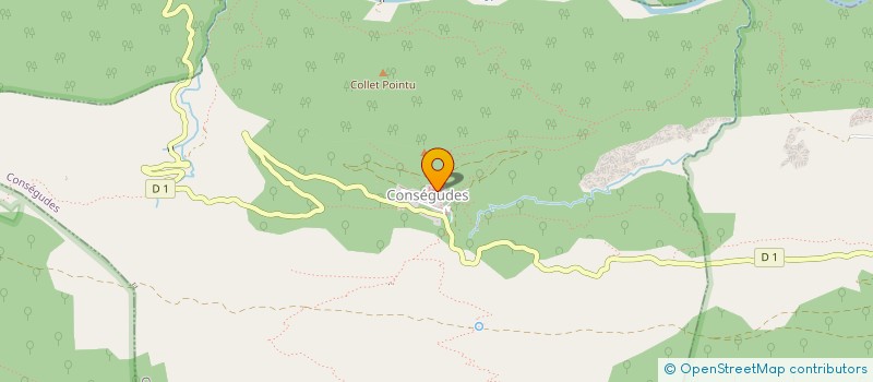 localisation de l'entreprise MONSIEUR DANIEL SAUVAGEOT  CONSEGUDES