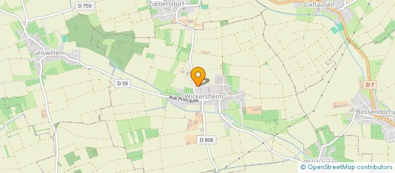 localisation de l'entreprise MONSIEUR DANIEL SCHAEFFER à WICKERSHEIM-WILSHAUSEN