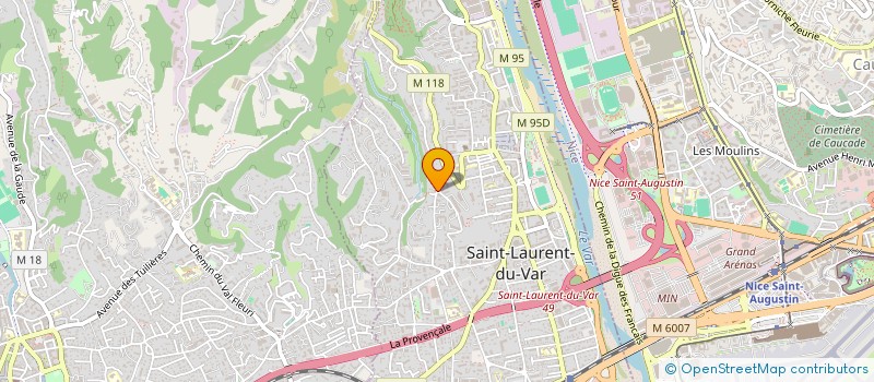 localisation de l'entreprise MONSIEUR DANIEL SCHAUB à SAINT-LAURENT-DU-VAR