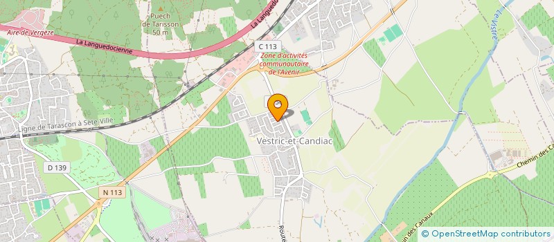 localisation de l'entreprise MONSIEUR DANIEL SCHELL  VESTRIC-ET-CANDIAC