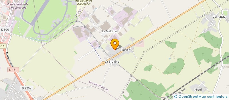 localisation de l'entreprise MONSIEUR DANIEL SCHMAL à MONTIERCHAUME