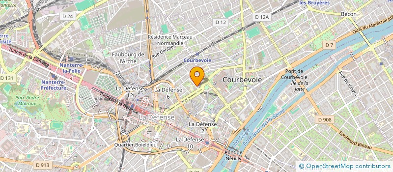 localisation de l'entreprise MONSIEUR DANIEL SCHMITT à COURBEVOIE