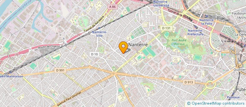 localisation de l'entreprise MONSIEUR DANIEL SCHULLER  NANTERRE