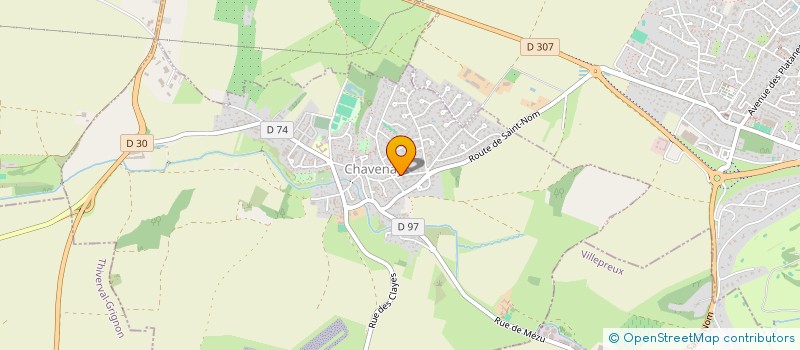 localisation de l'entreprise MONSIEUR DANIEL SEBAG  CHAVENAY