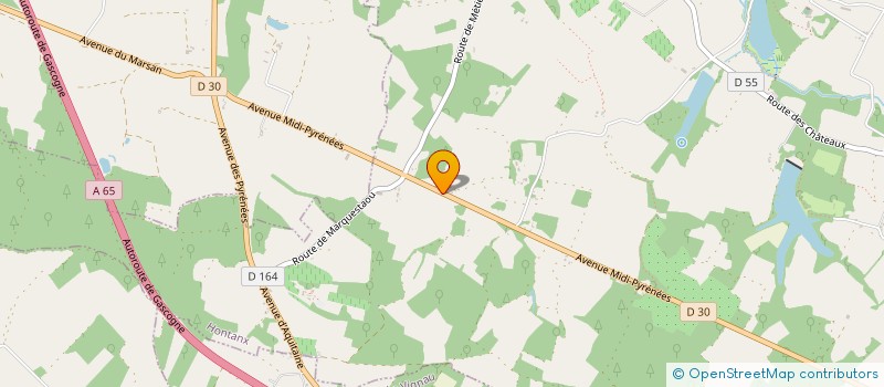 localisation de l'entreprise MONSIEUR DANIEL SEBIE  HONTANX