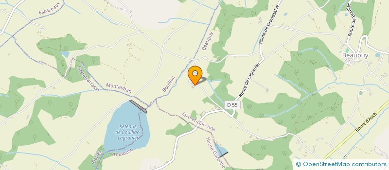 localisation de l'entreprise MONSIEUR DANIEL SEGARD  BEAUPUY