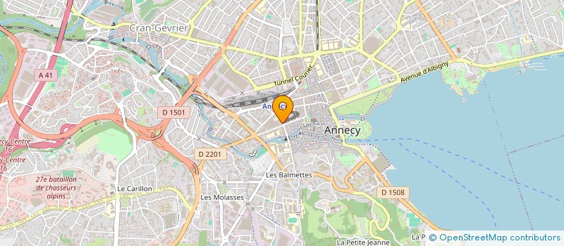 localisation de l'entreprise MONSIEUR DANIEL SEGAUD  ANNECY