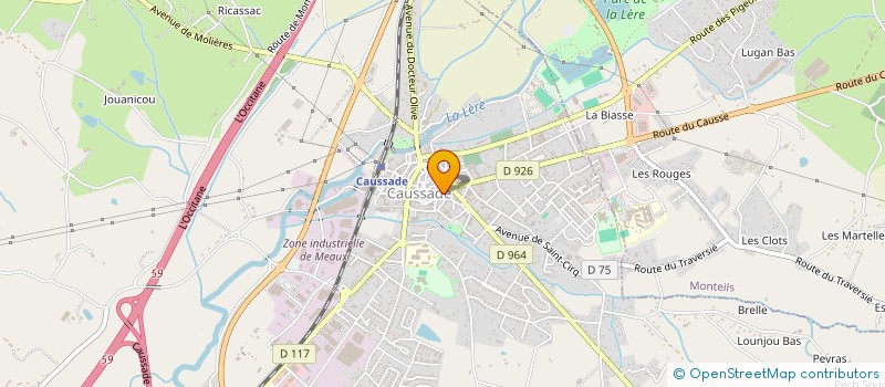 localisation de l'entreprise MONSIEUR DANIEL SEGUY  CAUSSADE