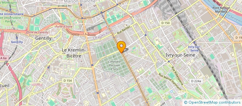 localisation de l'entreprise MONSIEUR DANIEL SEIGNEUR  IVRY-SUR-SEINE