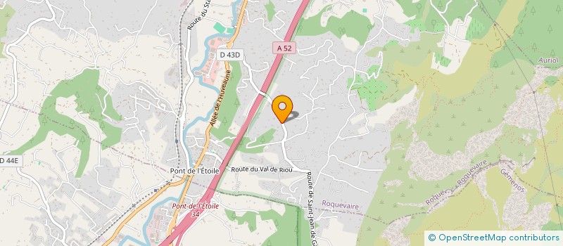 localisation de l'entreprise MONSIEUR DANIEL SEIN  ROQUEVAIRE