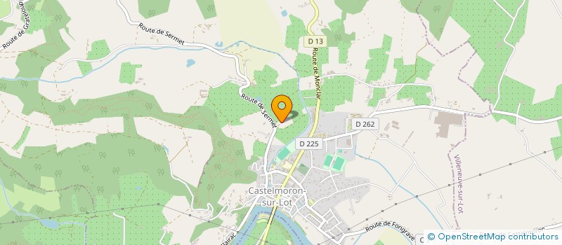 localisation de l'entreprise MONSIEUR DANIEL SELLA  CASTELMORON SUR LOT