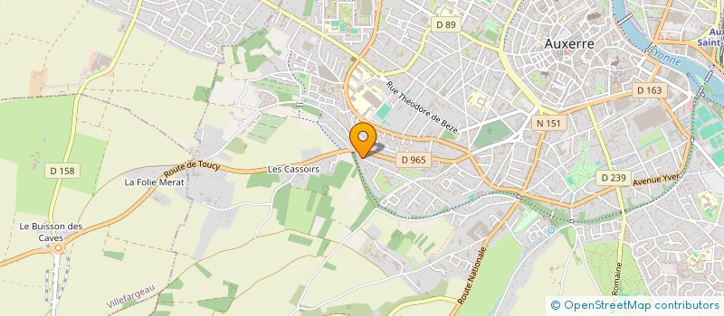 localisation de l'entreprise MONSIEUR DANIEL SENDAO à AUXERRE