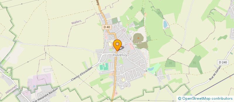 localisation de l'entreprise MONSIEUR DANIEL SENECHAL  HAVELUY