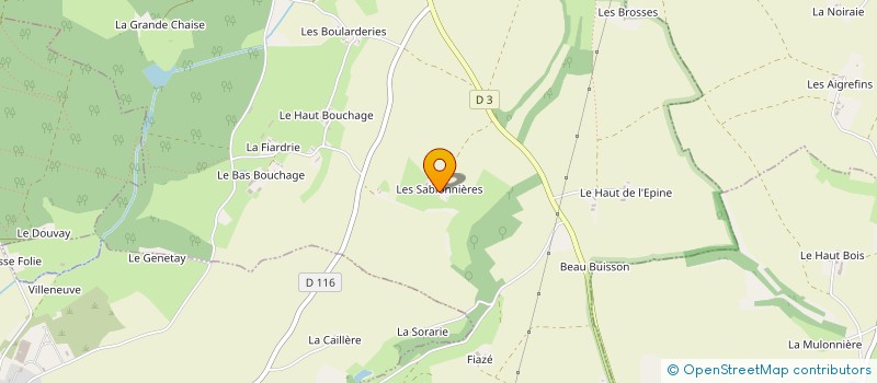 localisation de l'entreprise MONSIEUR DANIEL SENECHAL  AILLIERES BEAUVOIR