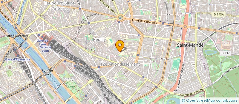 localisation de l'entreprise MONSIEUR DANIEL SENEOR à PARIS