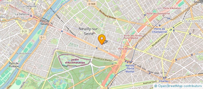 localisation de l'entreprise MONSIEUR DANIEL SEREZO à NEUILLY-SUR-SEINE