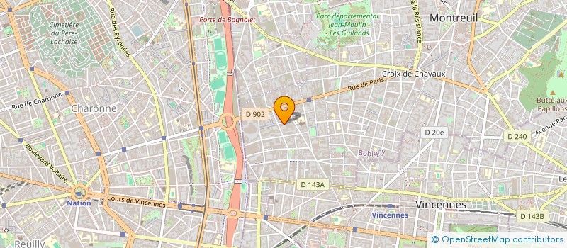 localisation de l'entreprise MONSIEUR DANIEL SERFATY à MONTREUIL