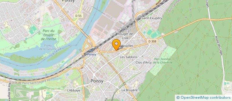 localisation de l'entreprise MONSIEUR DANIEL SERGIO à POISSY