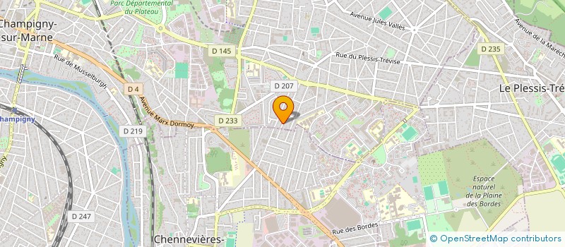 localisation de l'entreprise MONSIEUR DANIEL SERRANO à CHAMPIGNY-SUR-MARNE