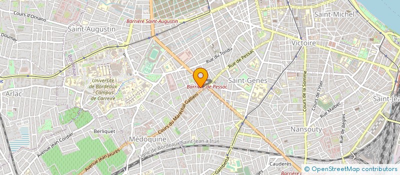 localisation de l'entreprise MONSIEUR DANIEL SERREC à BORDEAUX