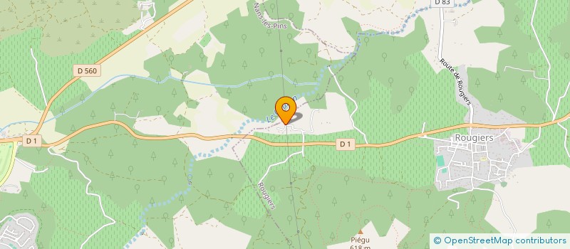 localisation de l'entreprise MONSIEUR DANIEL SERVAIS  ROUGIERS