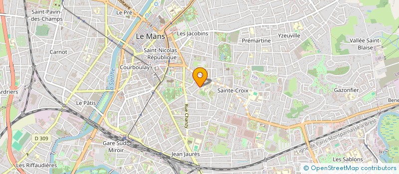 localisation de l'entreprise MONSIEUR DANIEL SESBOUE  LE MANS