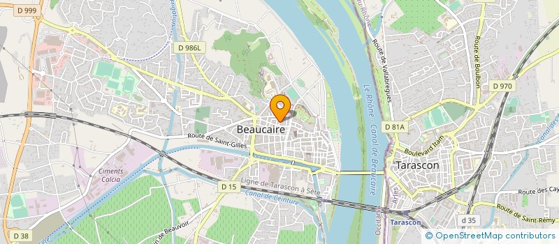 localisation de l'entreprise MONSIEUR DANIEL SIGNES  BEAUCAIRE