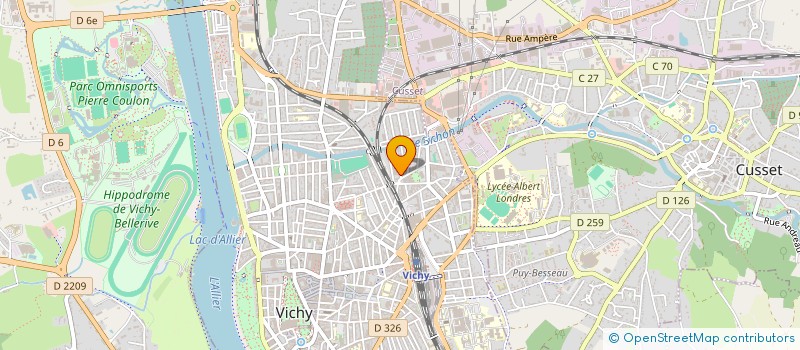 localisation de l'entreprise MONSIEUR DANIEL SIGOT à VICHY