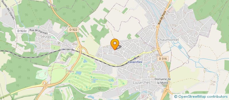 localisation de l'entreprise MONSIEUR DANIEL SILVA CARVALHO  LUZARCHES