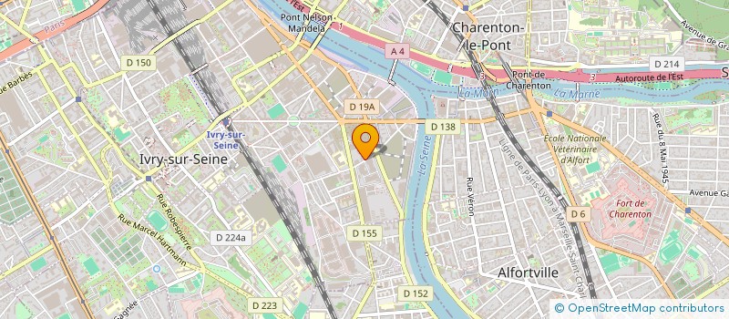 localisation de l'entreprise MONSIEUR DANIEL SIMOES  IVRY-SUR-SEINE