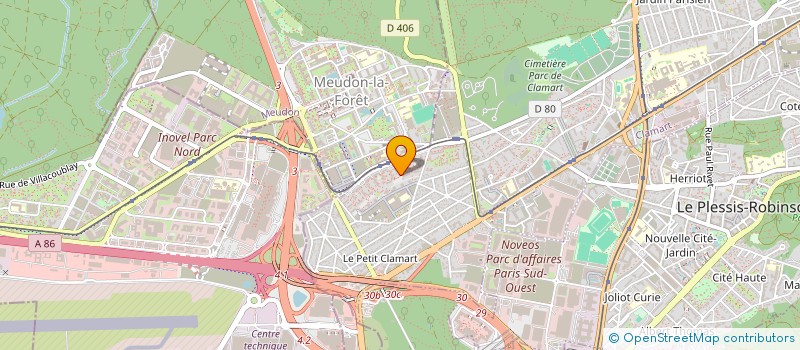 localisation de l'entreprise MONSIEUR DANIEL SIMON à CLAMART