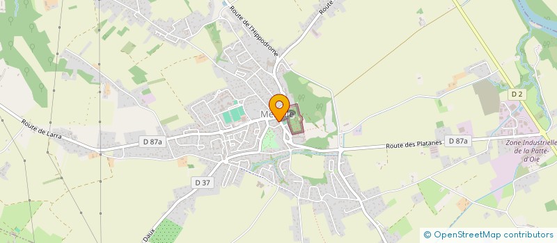 localisation de l'entreprise MONSIEUR DANIEL SIMON  MERVILLE