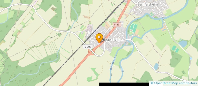 localisation de l'entreprise MONSIEUR DANIEL SIMON  KOGENHEIM