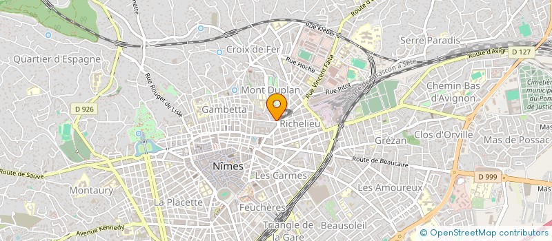 localisation de l'entreprise MONSIEUR DANIEL SIMON LEVY  NIMES