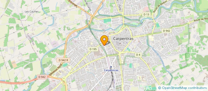 localisation de l'entreprise MONSIEUR DANIEL SIONIS  CARPENTRAS