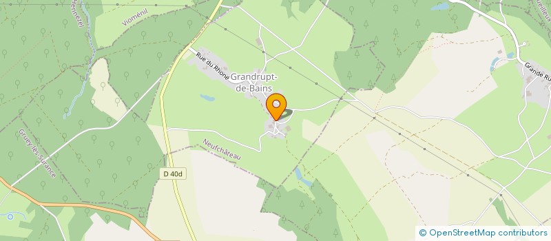 localisation de l'entreprise MONSIEUR DANIEL SMITH  GRANDRUPT-DE-BAINS