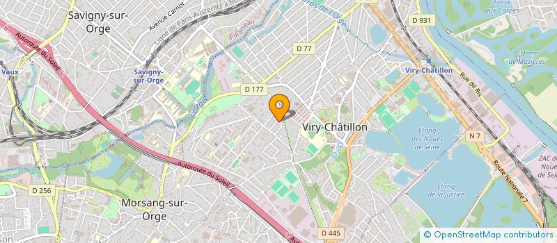 localisation de l'entreprise MONSIEUR DANIEL SOARES VENTURA à VIRY-CHATILLON