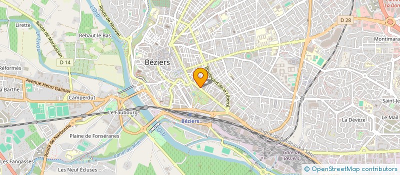 localisation de l'entreprise MONSIEUR DANIEL SOLE à BEZIERS